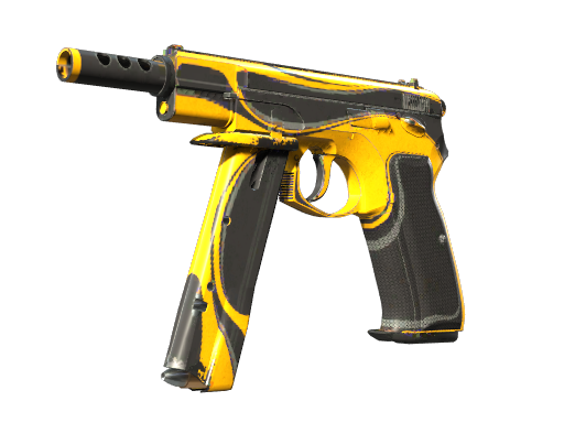 CZ75-Auto | Yellow Jacket (Well-Worn)