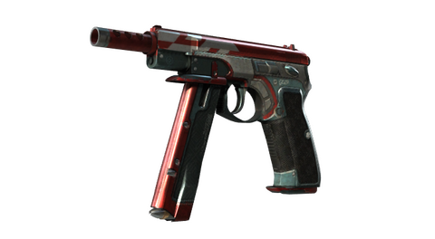 StatTrak™ CZ75-Auto | Red Astor (Field-Tested)