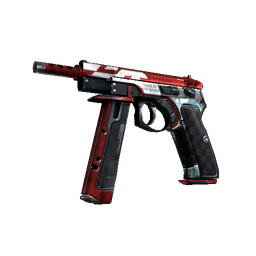 CZ75-Auto | Red Astor (Minimal Wear)