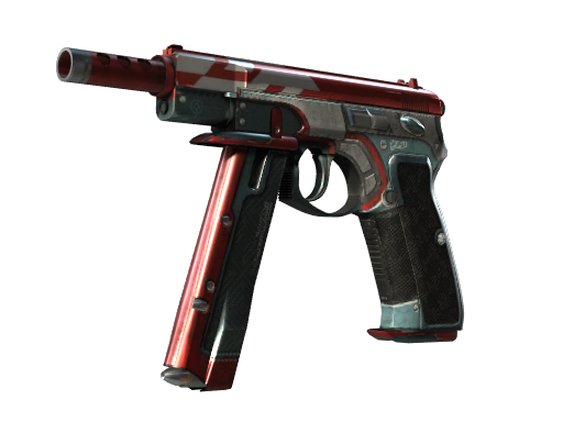 CZ75-Auto | Red Astor (Minimal Wear)