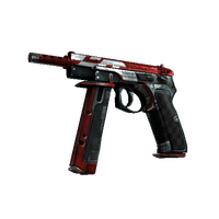 CZ75-Auto | Red Astor (Battle-Scarred)
