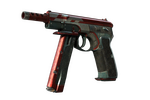 CZ75-Auto | Red Astor (Battle-Scarred)