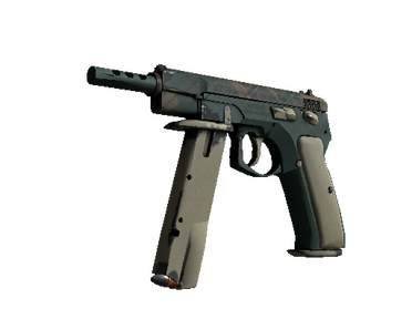 CZ75-Auto | Green Plaid (Battle-Scarred)