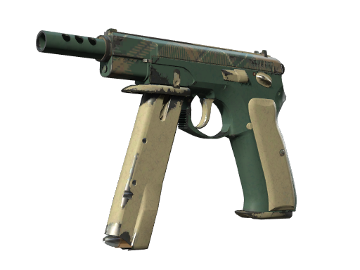 CZ75-Auto | Green Plaid (Well-Worn)