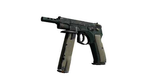 CZ75-Auto | Green Plaid (Battle-Scarred)