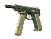 CZ75-Auto | Green Plaid (Minimal Wear)