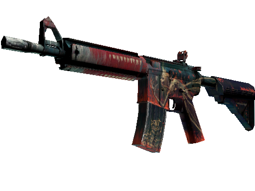 StatTrak™ M4A4 | Tooth Fairy (Well-Worn)