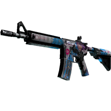 StatTrak™ M4A4 | Temukau (Battle-Scarred)
