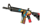 M4A4 | Cyber Security (Battle-Scarred)