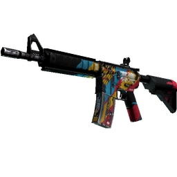 free cs2 skins M4A4 | Cyber Security (Battle-Scarred)