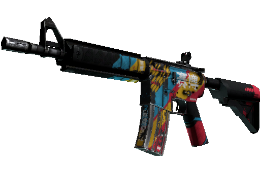 StatTrak™ M4A4 | Cyber Security (Battle-Scarred)