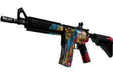 M4A4 | Cyber Security (Battle-Scarred)