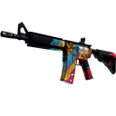 StatTrak™ M4A4 | Cyber Security (Well-Worn)