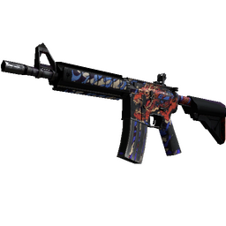 free csgo skin StatTrak™ M4A4 | 龍王 (Dragon King) (Battle-Scarred)