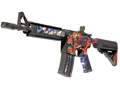 Primary image of skin StatTrak™ M4A4 | 龍王 (Dragon King)