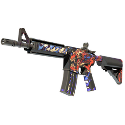 M4A4 | 龍王 (Dragon King) (Battle-Scarred)