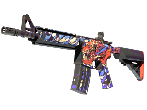 M4A4 | 龍王 (Dragon King) (Well-Worn)