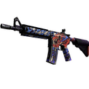 StatTrak™ M4A4 | 龍王 (Dragon King) (Well-Worn)