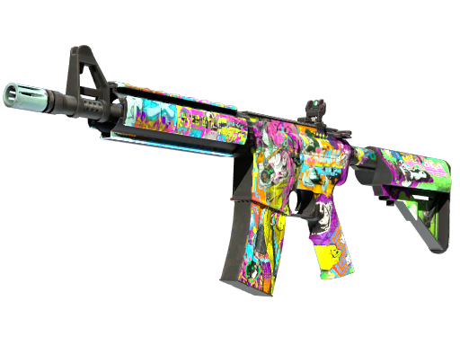 Default of skin StatTrak™ M4A4 | In Living Color