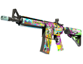 StatTrak™ M4A4 | In Living Color (Minimal Wear)