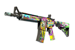 StatTrak™ M4A4 | In Living Color (Well-Worn)