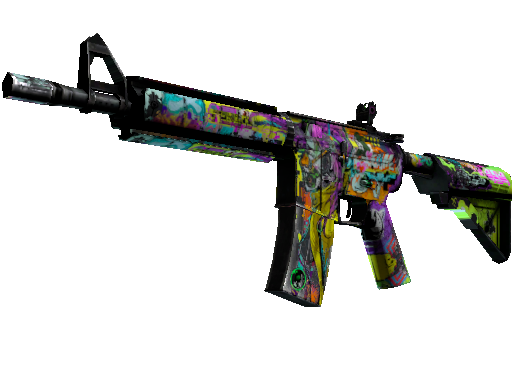 StatTrak™ M4A4 | In Living Color (Battle-Scarred)