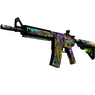 StatTrak™ M4A4 | In Living Color (Battle-Scarred)