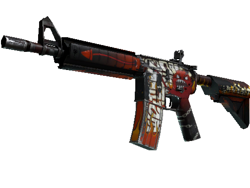 M4A4 | Hellfire (Well-Worn)