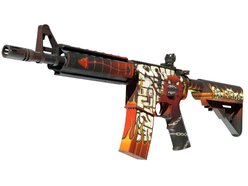 M4A4 | Hellfire (Well-Worn)