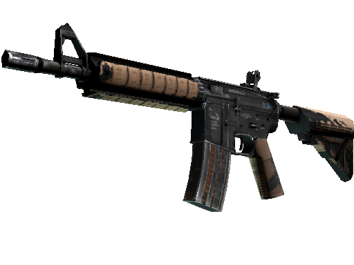 StatTrak™ M4A4 | Poly Mag (Well-Worn)