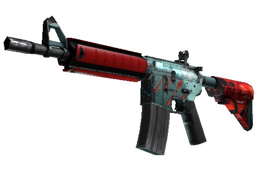 StatTrak™ M4A4 | Bullet Rain (Well-Worn)