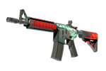 M4A4 | Bullet Rain (Well-Worn)