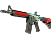 M4A4 | Bullet Rain (Well-Worn)