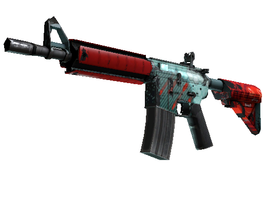 Image for the M4A4 | Bullet Rain weapon skin in Counter Strike 2