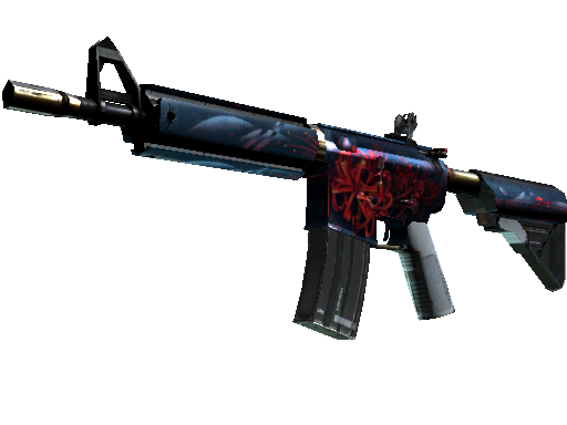 Image for the M4A4 | Spider Lily weapon skin in Counter Strike 2