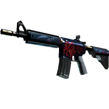 M4A4 | Spider Lily (Well-Worn)