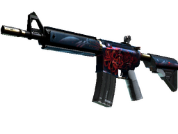 M4A4 | Spider Lily (Battle-Scarred)