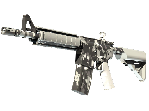 M4A4 | Пиксельный камуфляж «Город» (Немного поношенное)