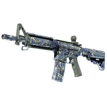 M4A4 | Naval Shred Camo (Minimal Wear)