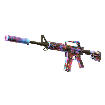 M4A1-S | Glitched Paint (Minimal Wear)