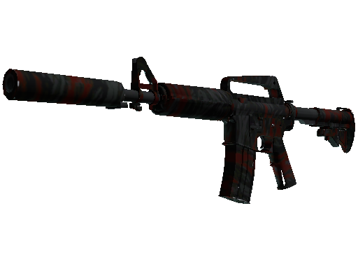 Image for the M4A1-S | Blood Tiger weapon skin in Counter Strike 2