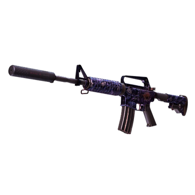 StatTrak™ M4A1-S | Black Lotus (Battle-Scarred) thumbnail