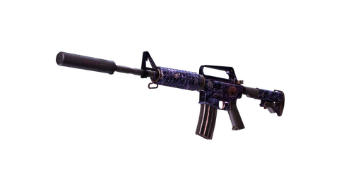 StatTrak™ M4A1-S | Black Lotus (Battle-Scarred)