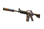 M4A1-S | Leaded Glass (Well-Worn)