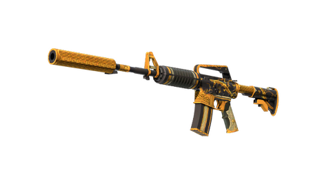 StatTrak™ M4A1-S | Golden Coil (Well-Worn)