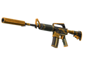 StatTrak™ M4A1-S | Golden Coil (Battle-Scarred)