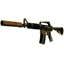 StatTrak™ M4A1-S | Golden Coil (Battle-Scarred)