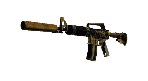 StatTrak™ M4A1-S | Golden Coil (Battle-Scarred)