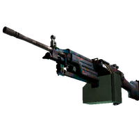 StatTrak™ M249 | Magma (Field-Tested)
