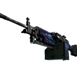 StatTrak™ M249 | Downtown (Battle-Scarred)